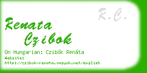 renata czibok business card